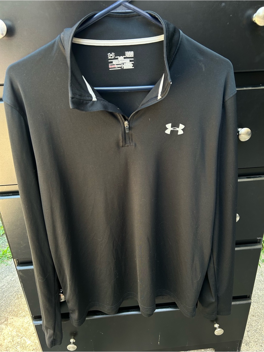 Under Armour Black Quarter-Zip Performance Pullover